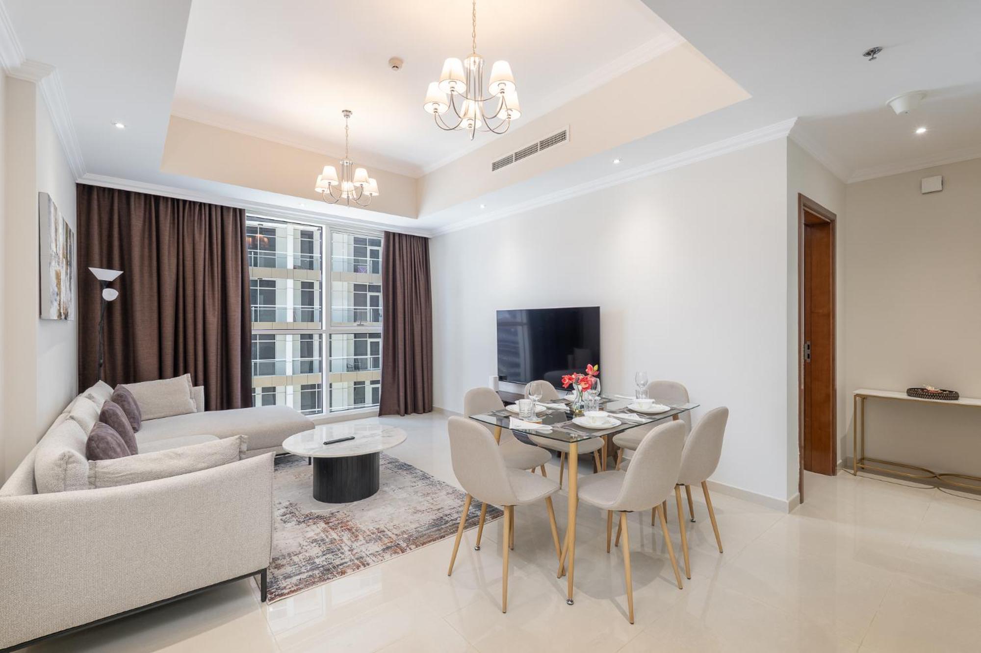Heaven Crest Vacation Homes Downtown - Studio And 1 Bedroom Suites 2 Minute Walk To Dubai Mall And Burj Khalifa Екстер'єр фото
